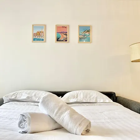 Appartement 'la Melanie' Neuf, Equipé, Terrasse, Centre Menton