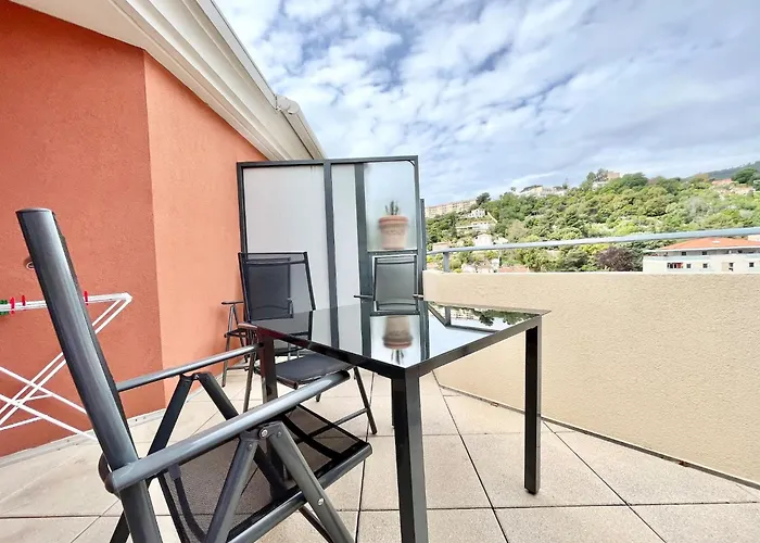 'la Melanie' Neuf, Equipe, Terrasse, Centre * Menton