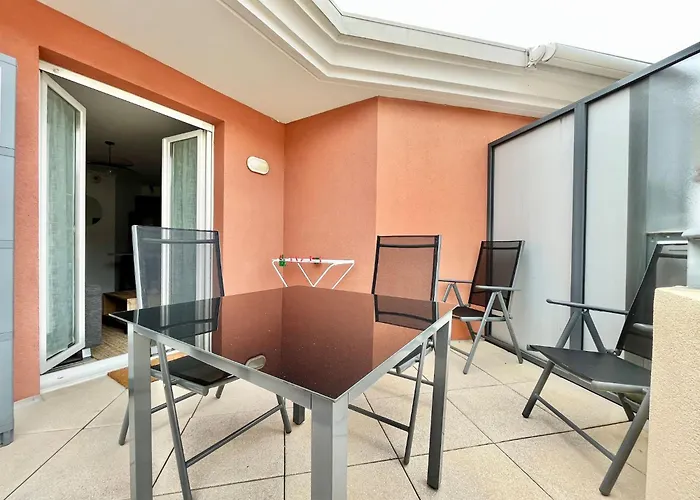 'la Melanie' Neuf, Equipe, Terrasse, Centre Daire Menton